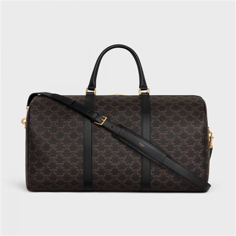 celine large holdall bag|LARGE TRAVEL BAG IN TRIOMPHE CANVAS AND CALFSKIN.